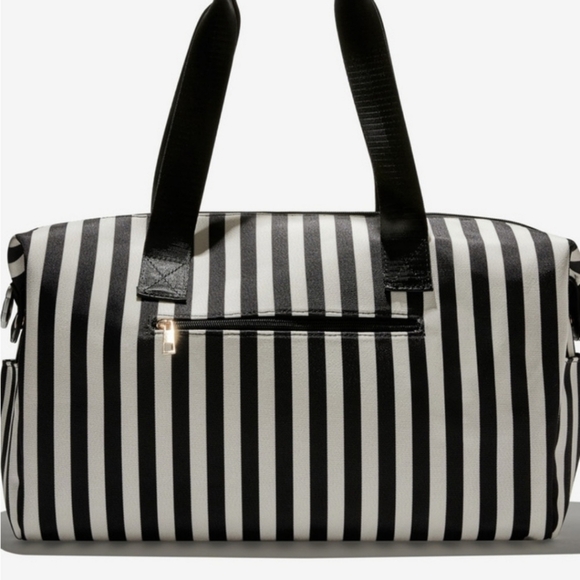 Alice + Olivia, Duffle Bag, Black and White‎ Stripe, NWT - Picture 9 of 11